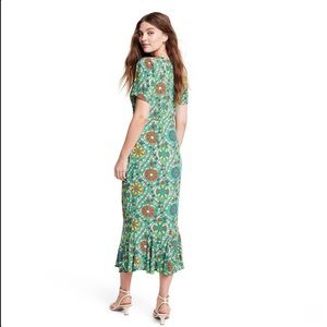 NWT RHODE x Target Zinnia Floral Print Midi Dress- 2